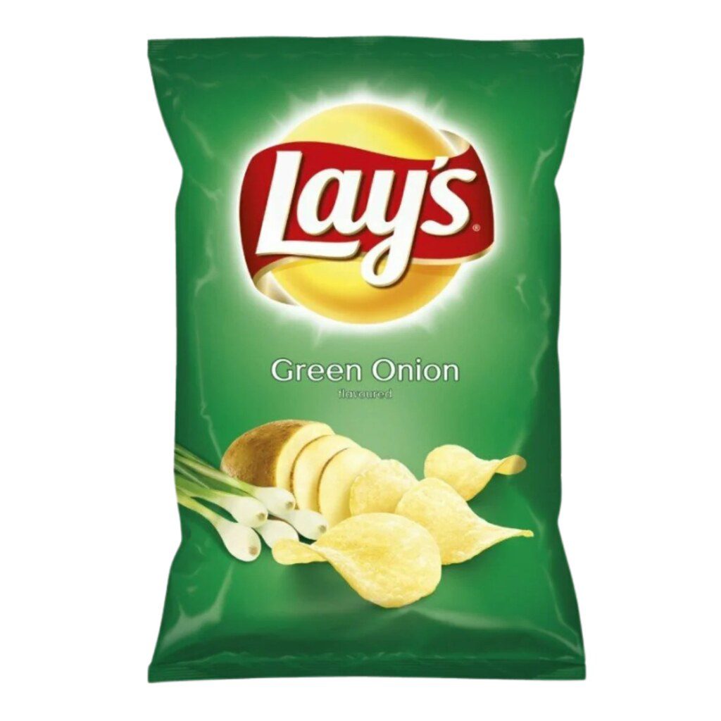 Lays Green Onion Flavoured 140g 21 Pack Main image