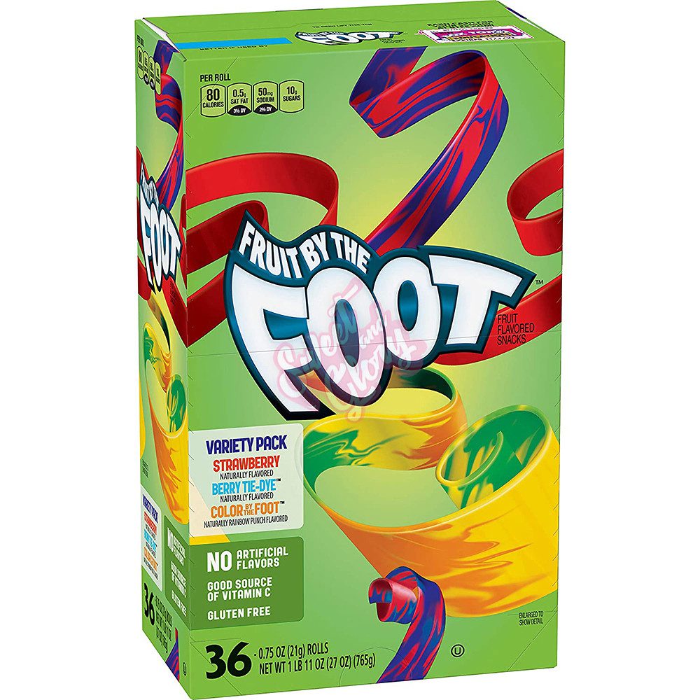 Fruit By The Foot Roll up Variety Pack 21g 36 Pack