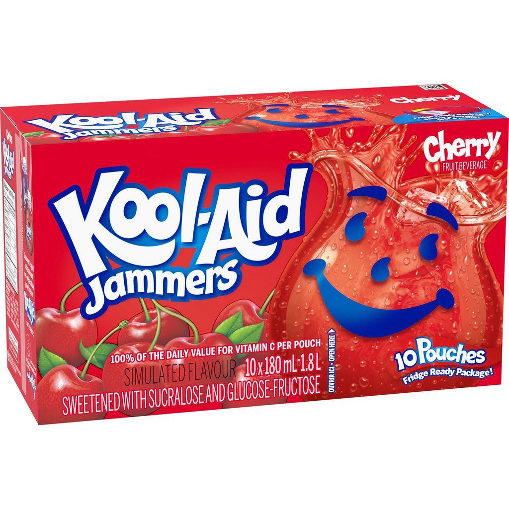 Kool Aid Jammers Cherry 180ml 40 Pack