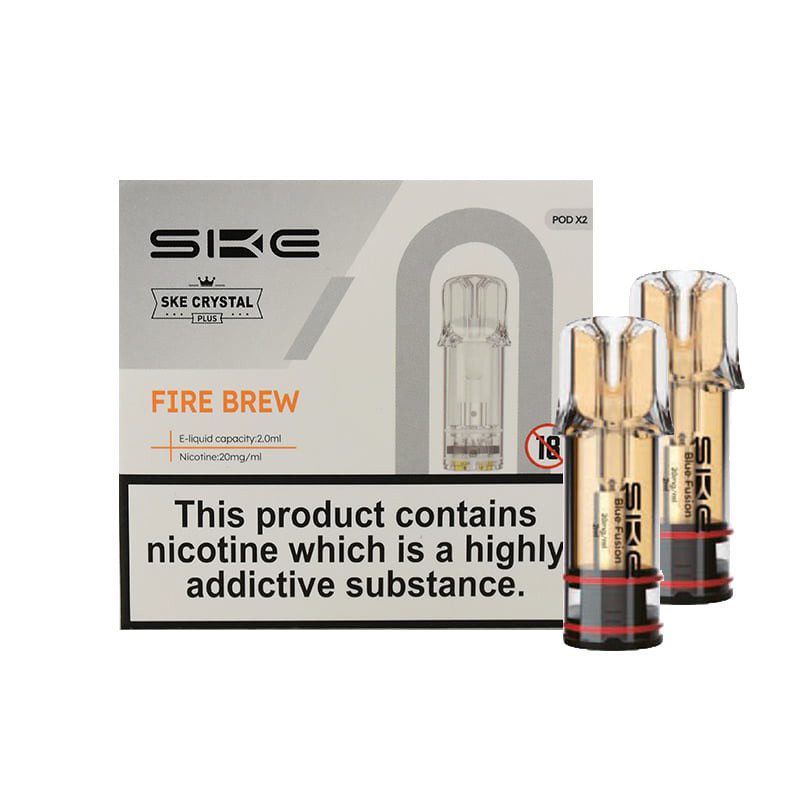 Ske Crystal Pod Fire Brew Prefilled 10 Pack