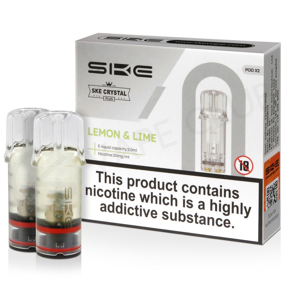 Ske Crystal Pod Lemon & Lime Prefilled Pod 10 Pack Main image