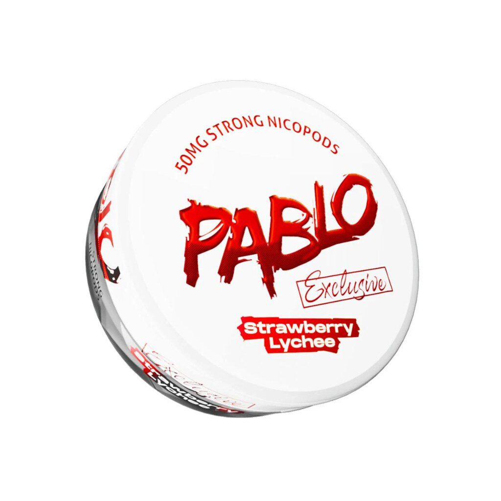 Pablo Strong Nicopods 50mg Strawberry Lychee 10 Pack