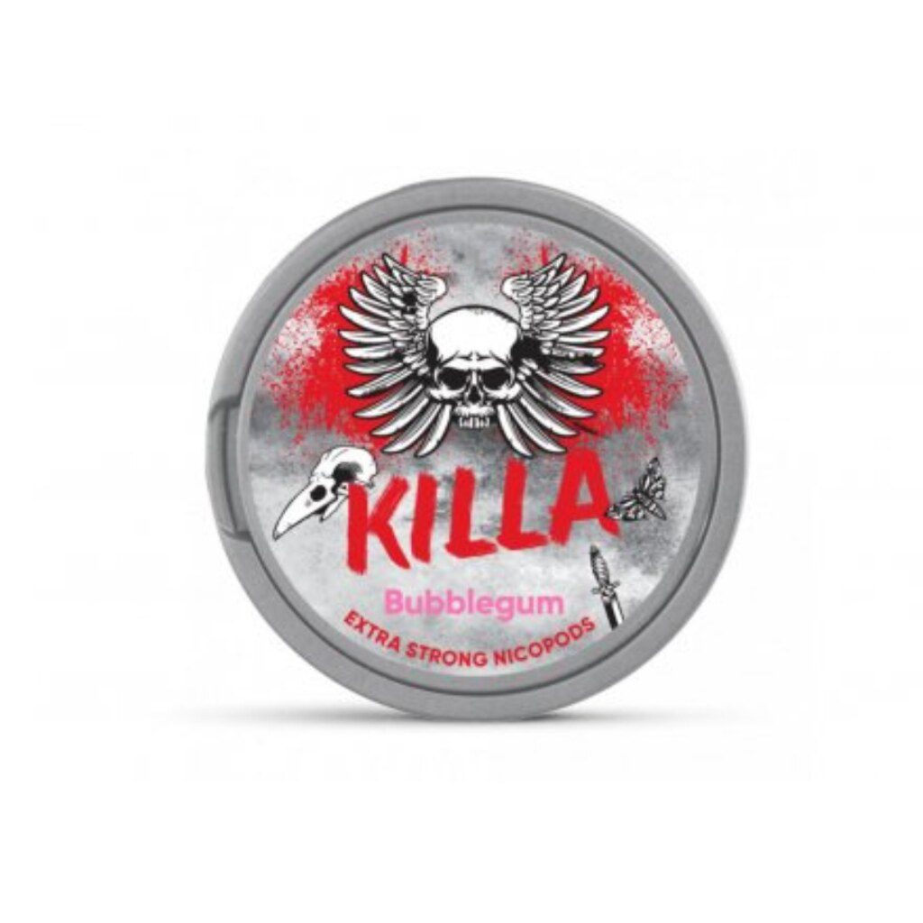 Killa Extra Strong Nicopods 16mg Per Pounch Bubblegum 10 Pack Main image