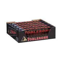 Tobler Dark Chocolate Honey & Almond Nougat 100g 20 Pack Main image