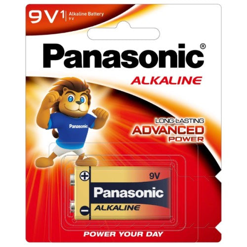 PANASONIC ALKALINE 9V BATTERY 1S Main image