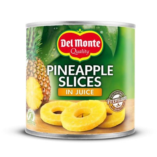 DELMONTE PINEAPPLE SLICES IN JUICE 432g