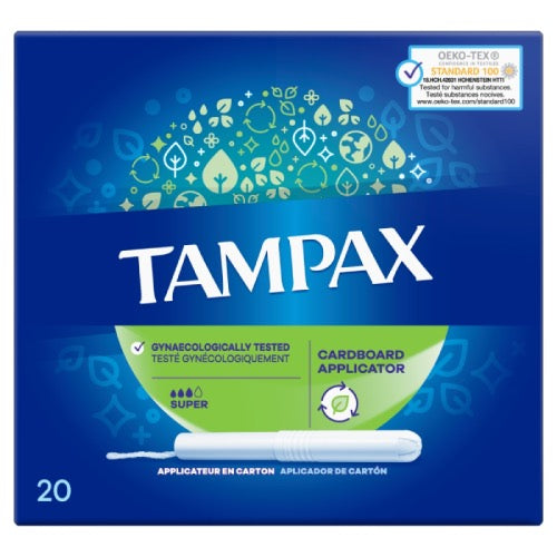 TAMPAX SUPER BLUE BOX 20s Main image