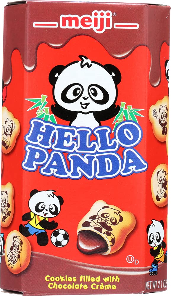 Meiji Hello Panda Biscuit with filled with Chocolate Cream (10x42g) Main image