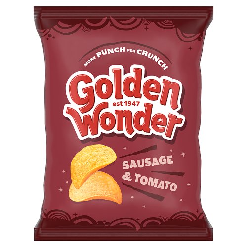 GOLDEN WONDER SAUSAGE & TOMATO 32.5g Main image