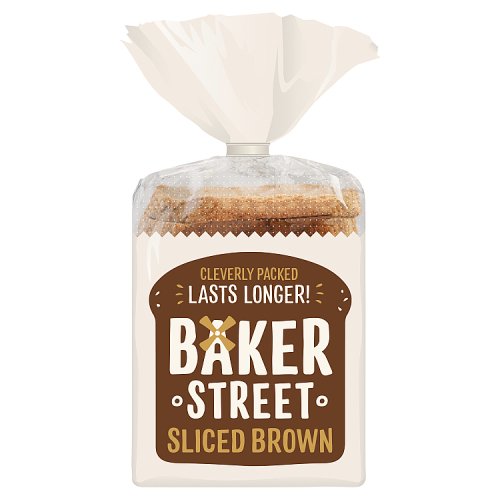 BAKER STREET SLICED BROWN BREAD 600g