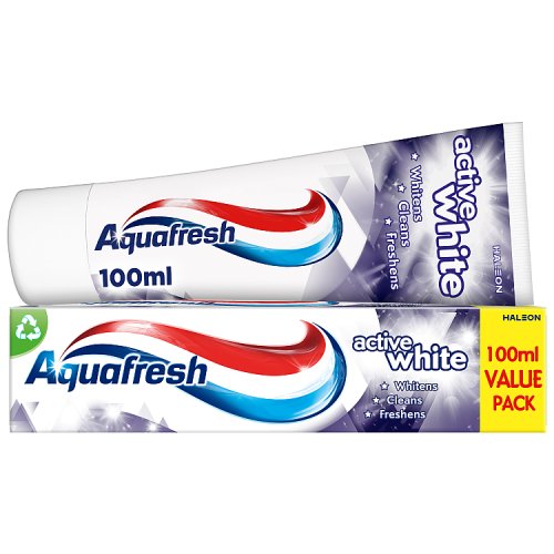 AQUAFRESH ACTIVE WHITE TOOTHPASTE 100ml Main image