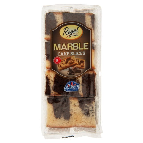 REGAL MARBLE CAKE SLICES 8PK 400G