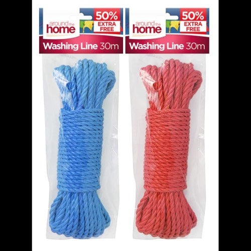 AROUND THE HOME ASSORTED WASHING LINES 30m Main image