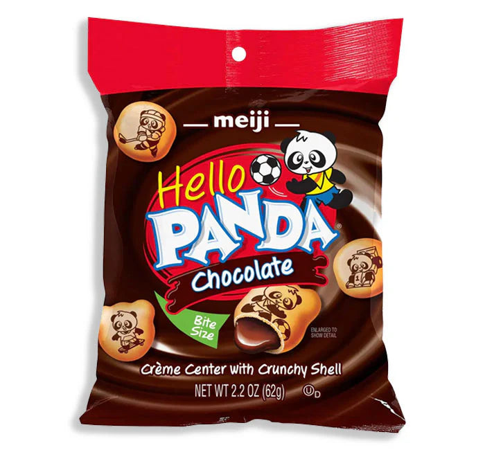 Meiji Hello Panda Chocolate 6x62g Peg Bag