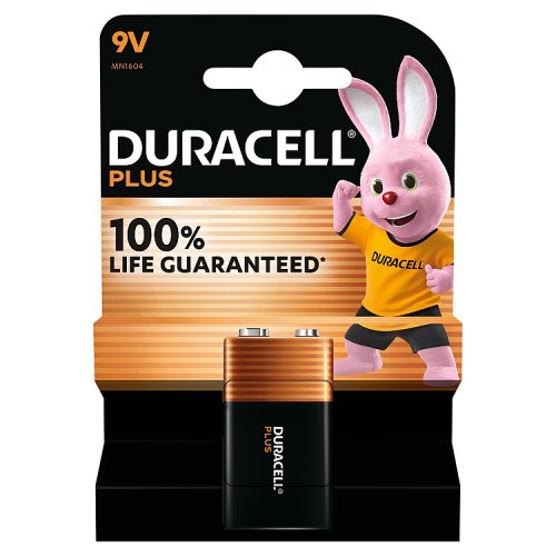 DURACELL PLUS 100% 9V BATTERY 1S Main image