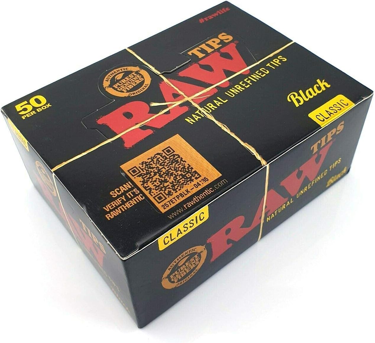 Raw Natural Unrefined Tips Classic 50 per box