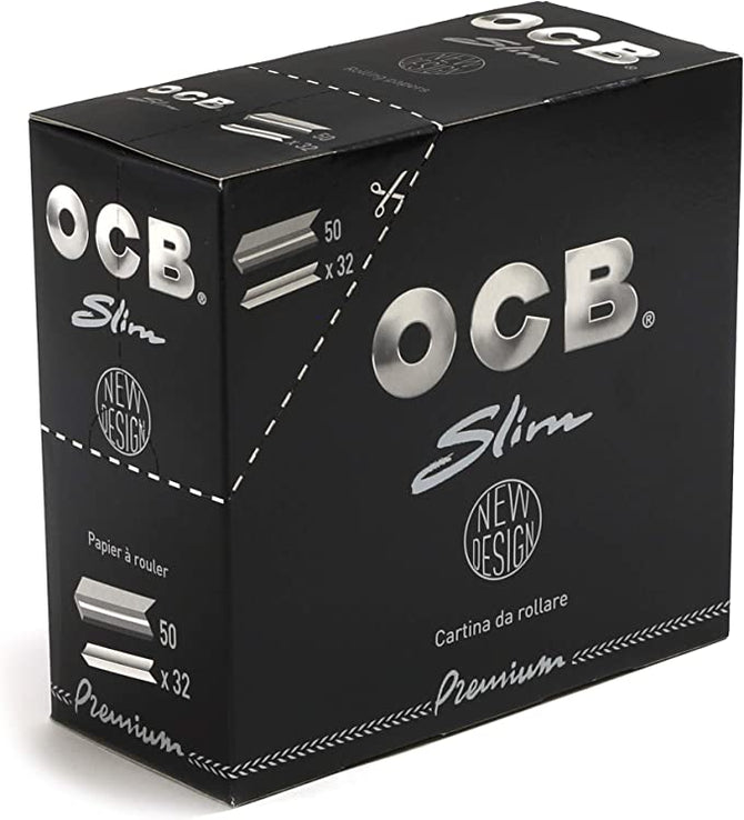 OCB BLACK PREMIUM KING SIZE SLIM (50) Main image