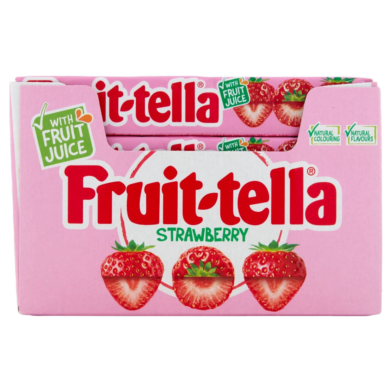 Fruit-tella Strawberry Flavour 41g 40 Pack Main image