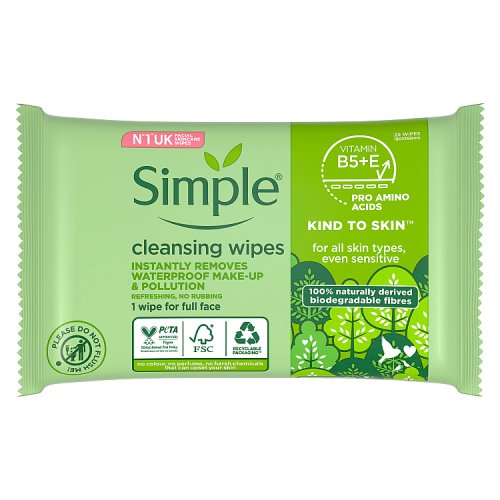 SIMPLE FACIAL WIPES 25S Main image