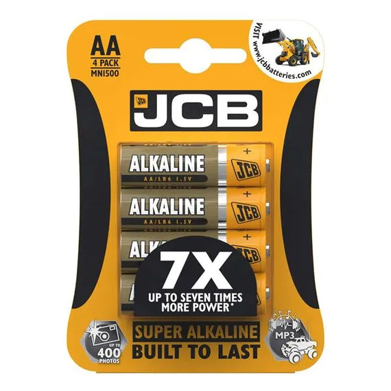 JCB AA SUPER ALKALINE BATTERIES - PACK OF 4 (10) Main image