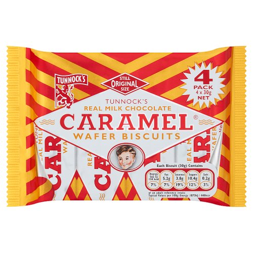 TUNNOCKS CARAMEL WAFER [4 PACK] 4pk Main image