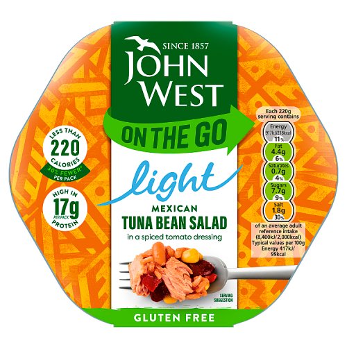 JOHN WEST LIGHT LUNCH MEXICAN TUNA 220g Main image