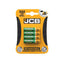 JCB SIZE AAA 650 mAh RECHARGABLE BATTERIES - PACK OF 4 (10)