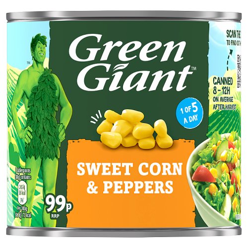 GREEN GIANT SWEETCORN & PEPPERS 99P 340g Main image