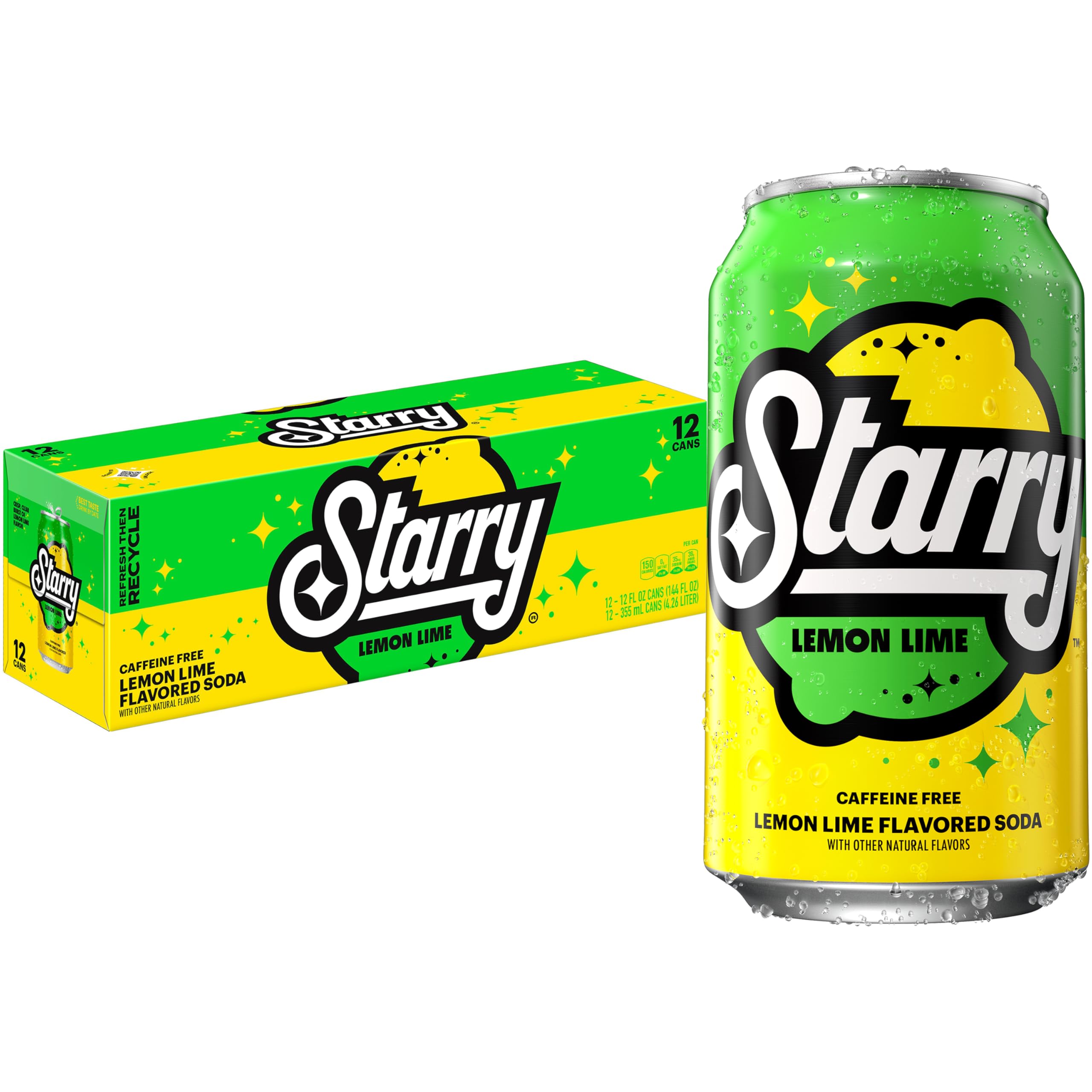 Starry Lemon Lime Soda 12 x355ml Main image