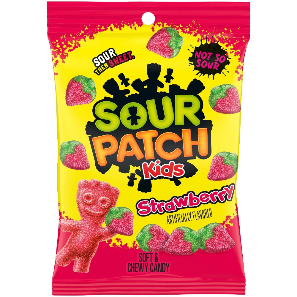 Sour Patch Kids Strawberry 226g Peg Bag