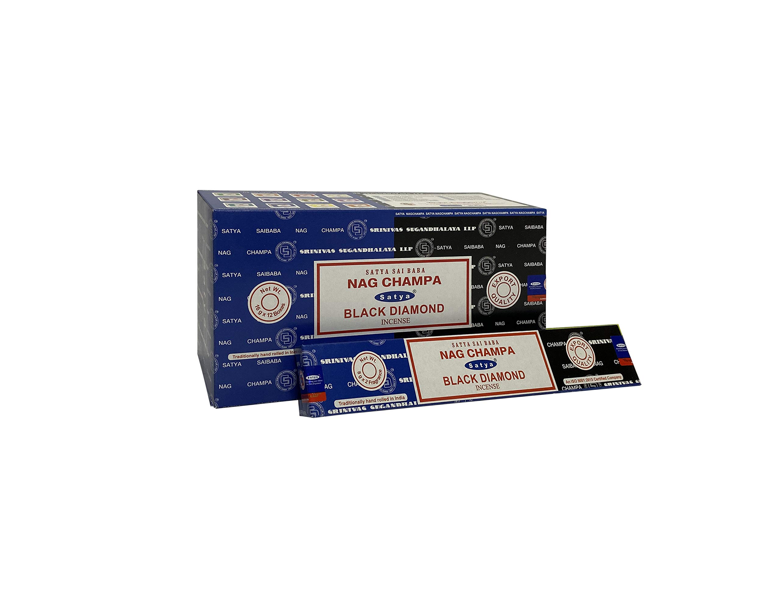 Satya Black Diamond Incense Stick 12 pack Main image