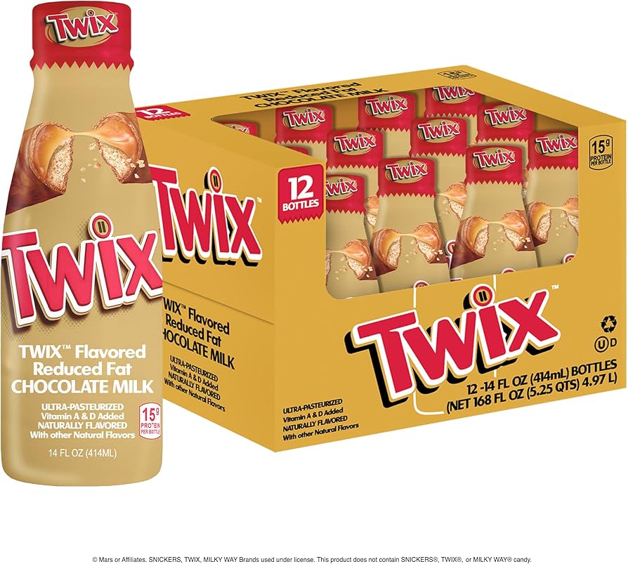 Twix Chocolate Milk Bottles 12x414ml