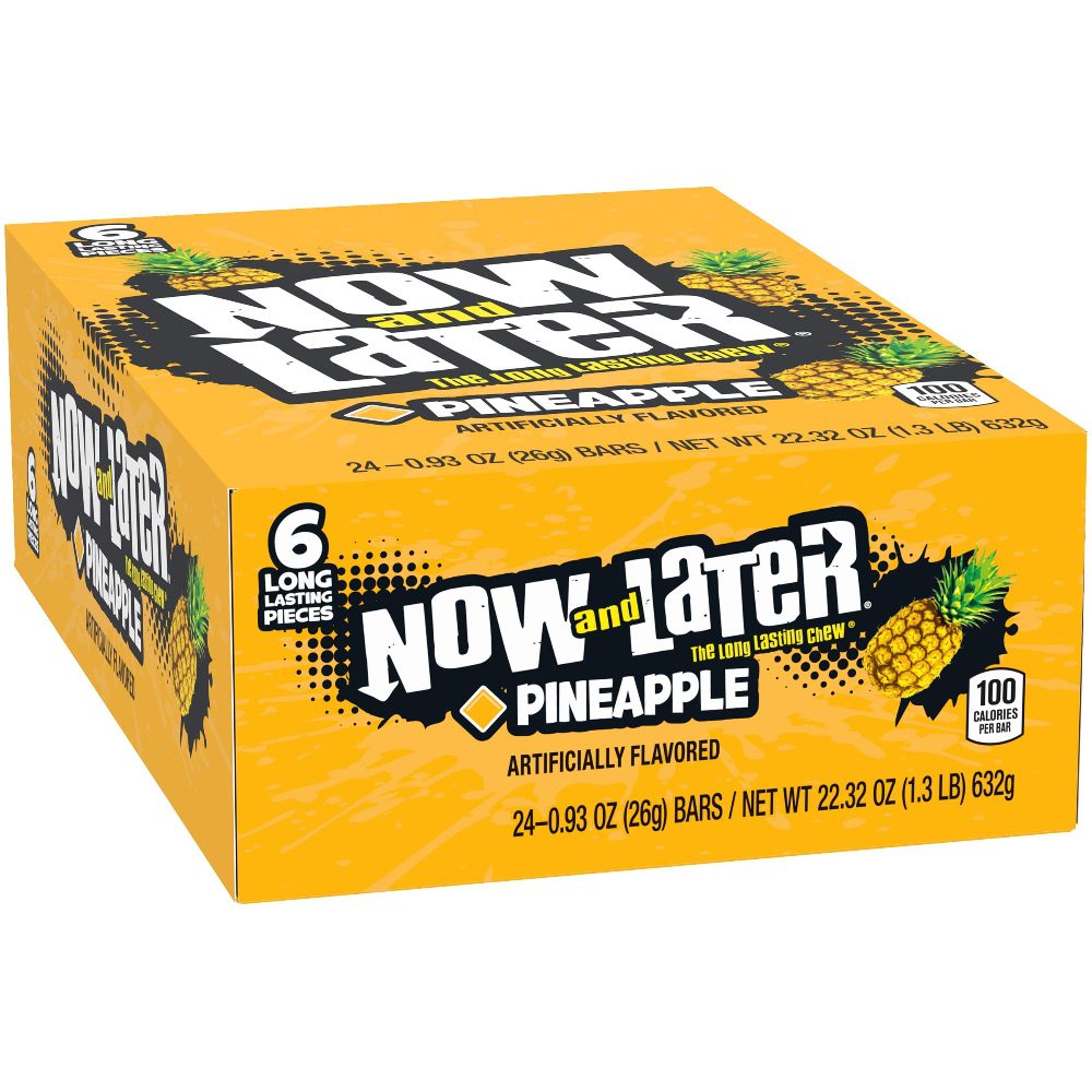 Now And Later Pineapple 24g 24 Pack Main image
