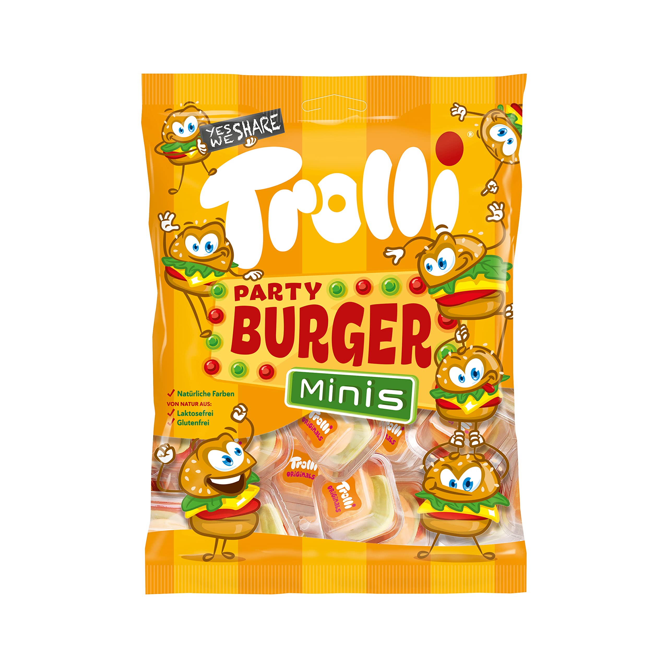 Trolli Party Mini Burger 100g (10x10g) Main image