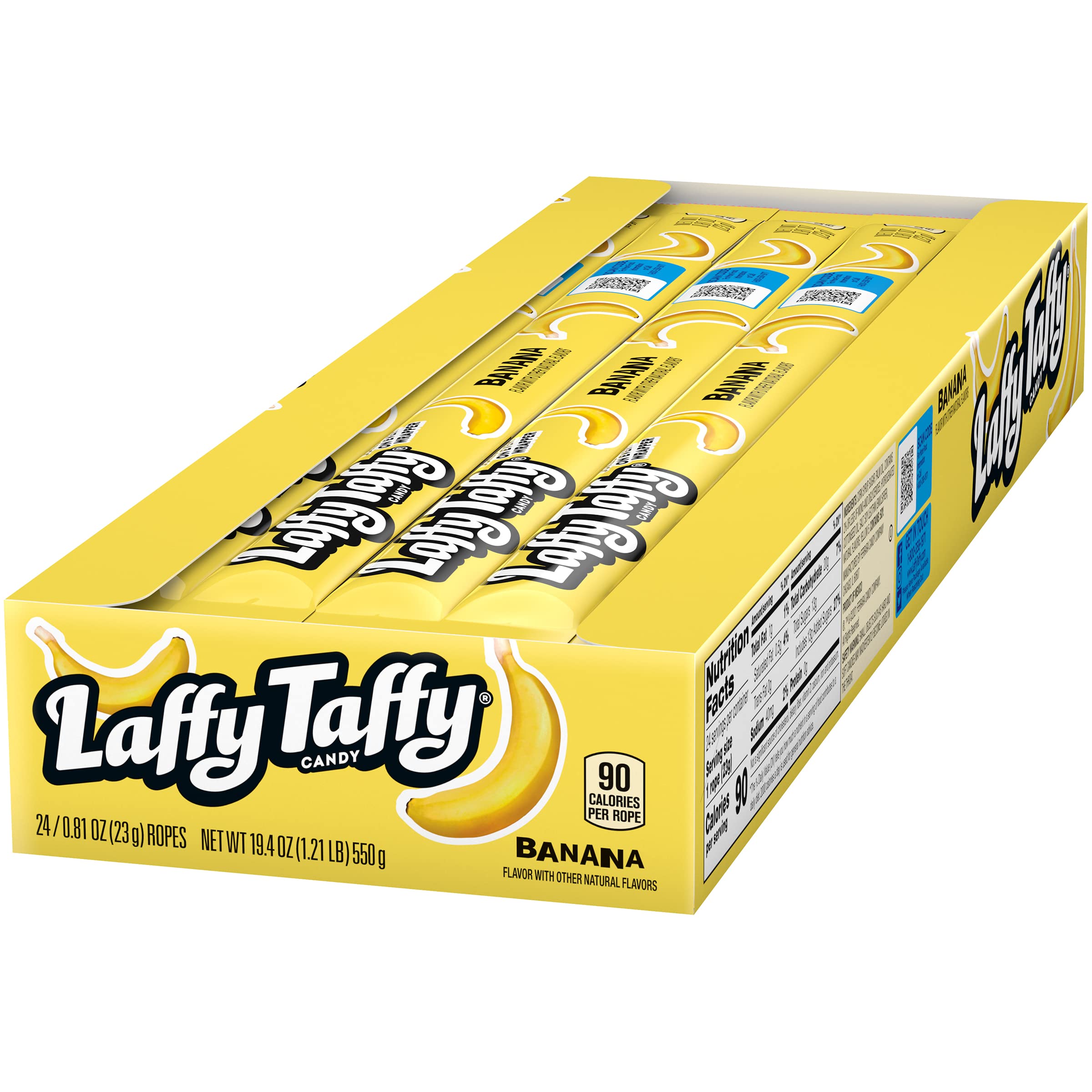 Laffy Taffy Banana Candy Ropes 24 Pack Main image