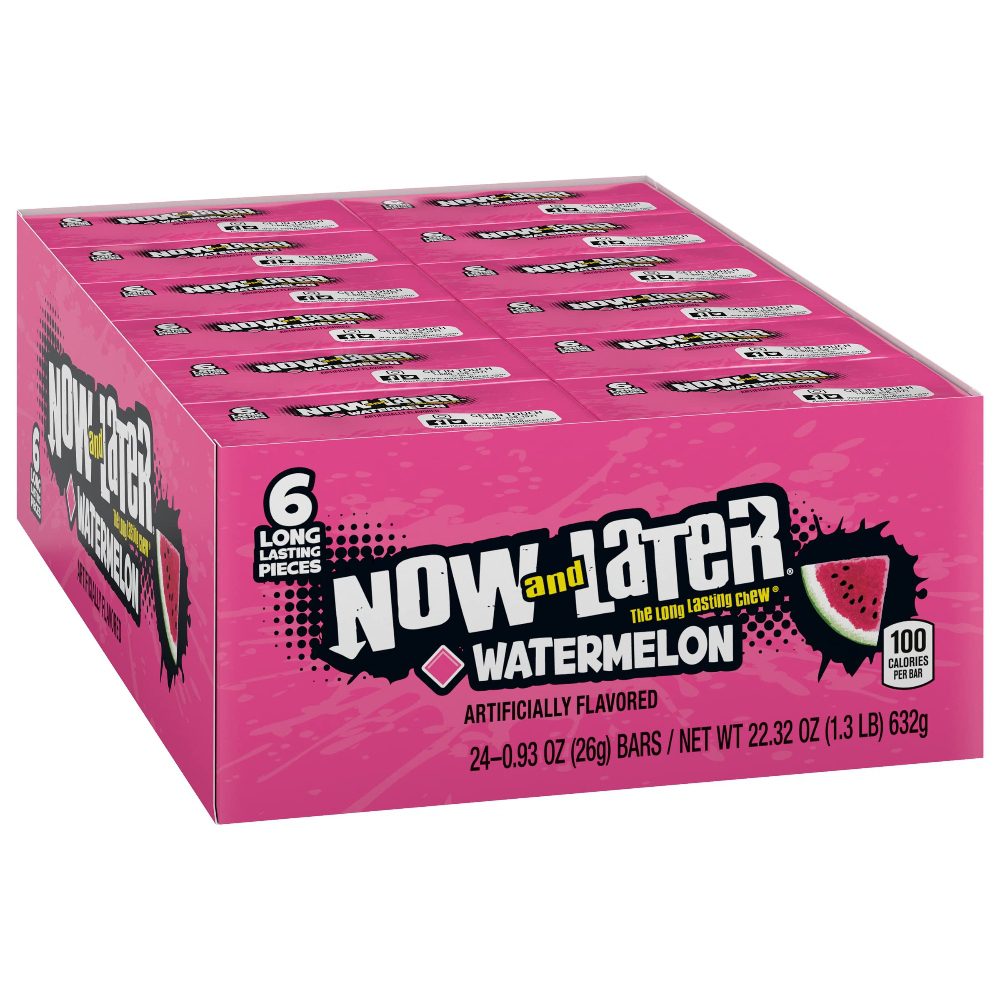 Now And Later Watermelon 24g 24 Pack Main image
