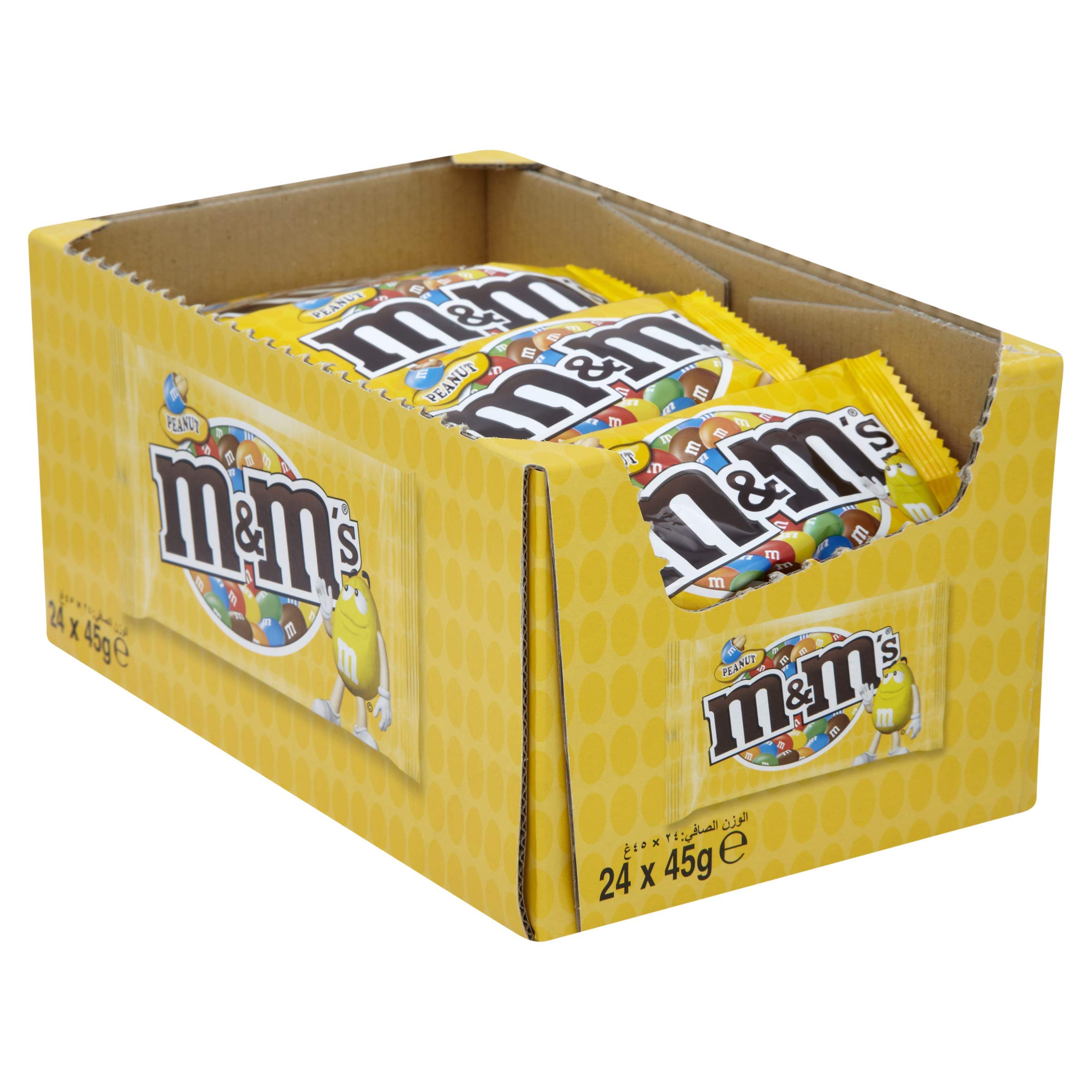 M&M Peanut Flavour 45g 24 Pack