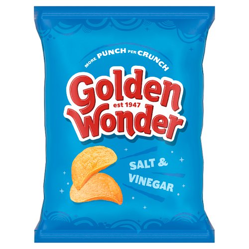 GOLDEN WONDER SALT & VINEGAR 32.5g Main image