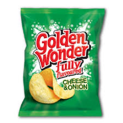 GOLDEN WONDER CHEESE & ONION 32.5g Main image