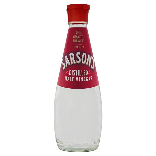 SARSONS DISTILLED VINEGAR GLASS TABLE BOTTLE 250ml Main image