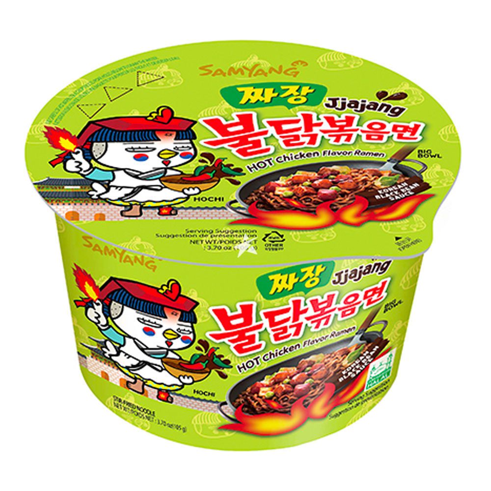 Samyang Noodles Buldak Jjajang Ramen Big Bowl 16x105g Main image