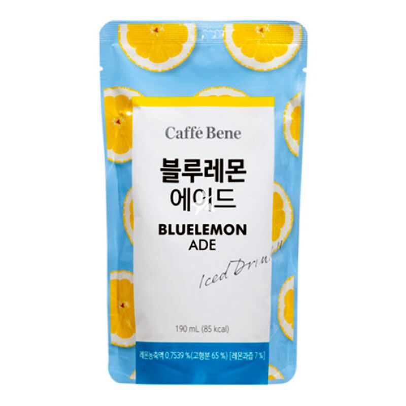 Caffe Bene Drink 190ml- BlueLemon Ade Pack of 10