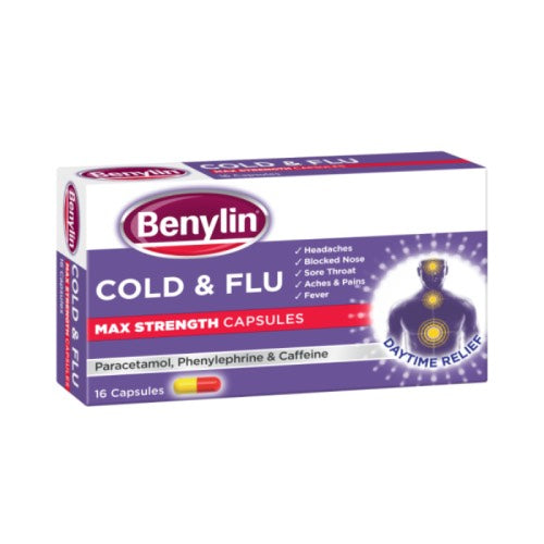 BENYLIN COLD & FLU MAX CAPSULES [6 FOR 5] 16s Main image
