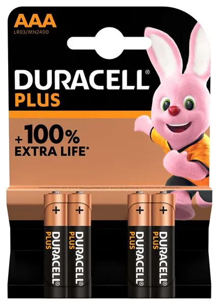 DURACELL AAA PLUS POWER +100%  - 4 PACK (10) Main image