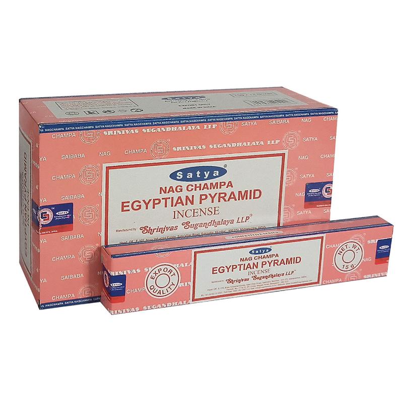 Satya Egyptian Pyramid Incense Stick 12 pack Main image