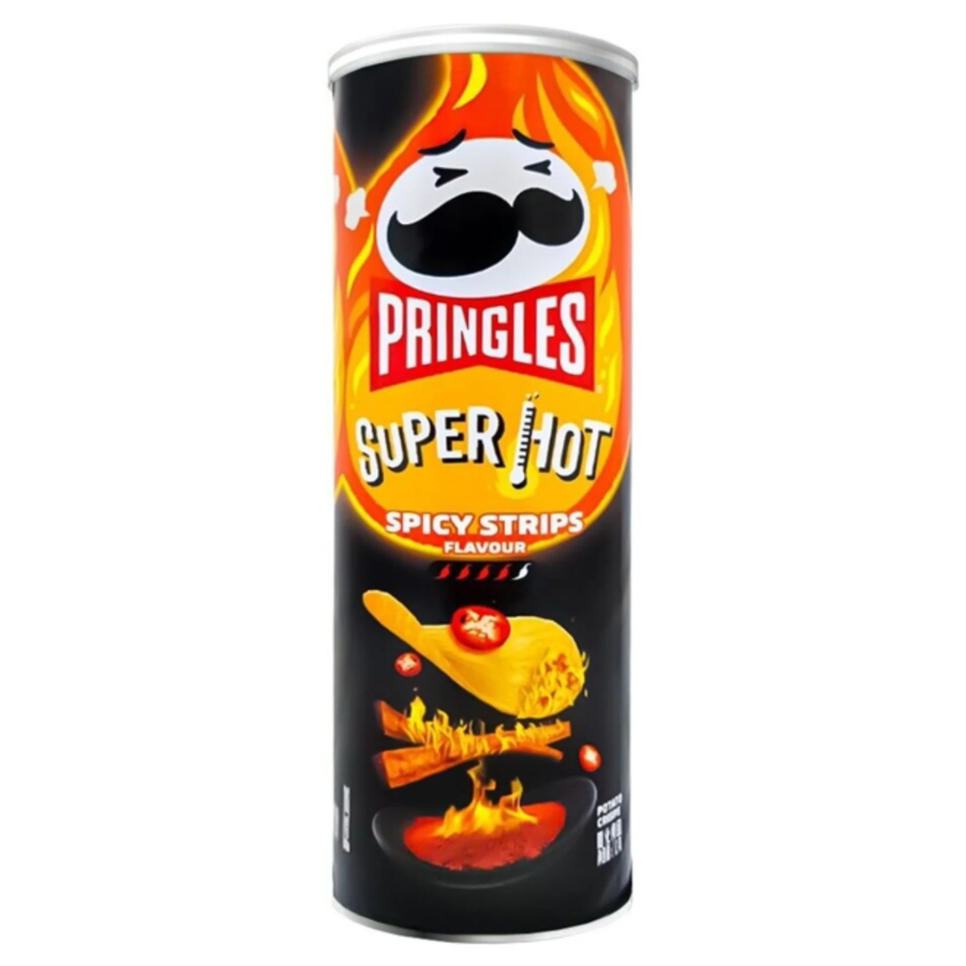 Pringles Super Hot Spicy Strips 110g (China) Main image