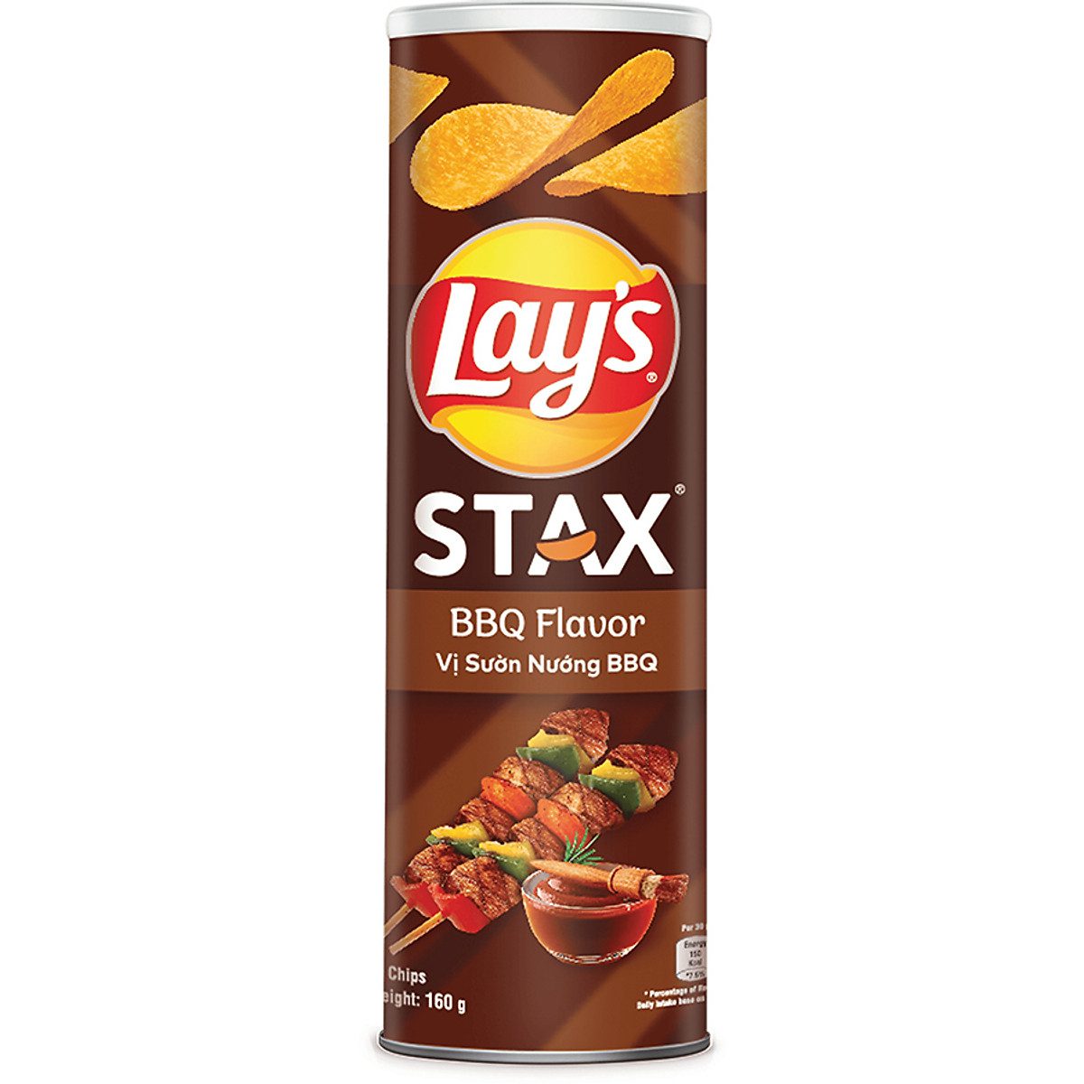 Lay's Stax BBQ Flavour 155g Main image