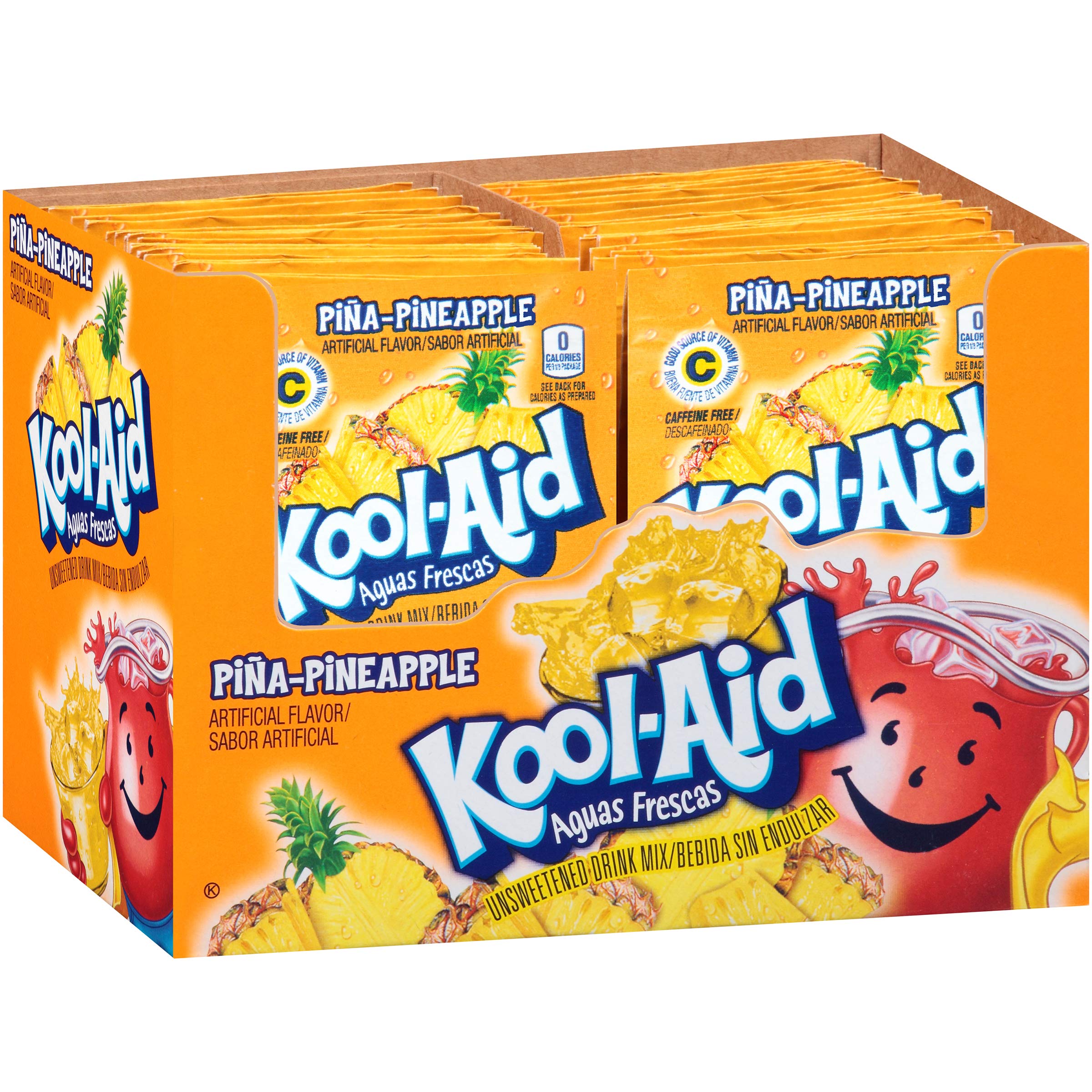 Kool Aid Unsweetened Drink Mix Pineapple 48 Pack Main image