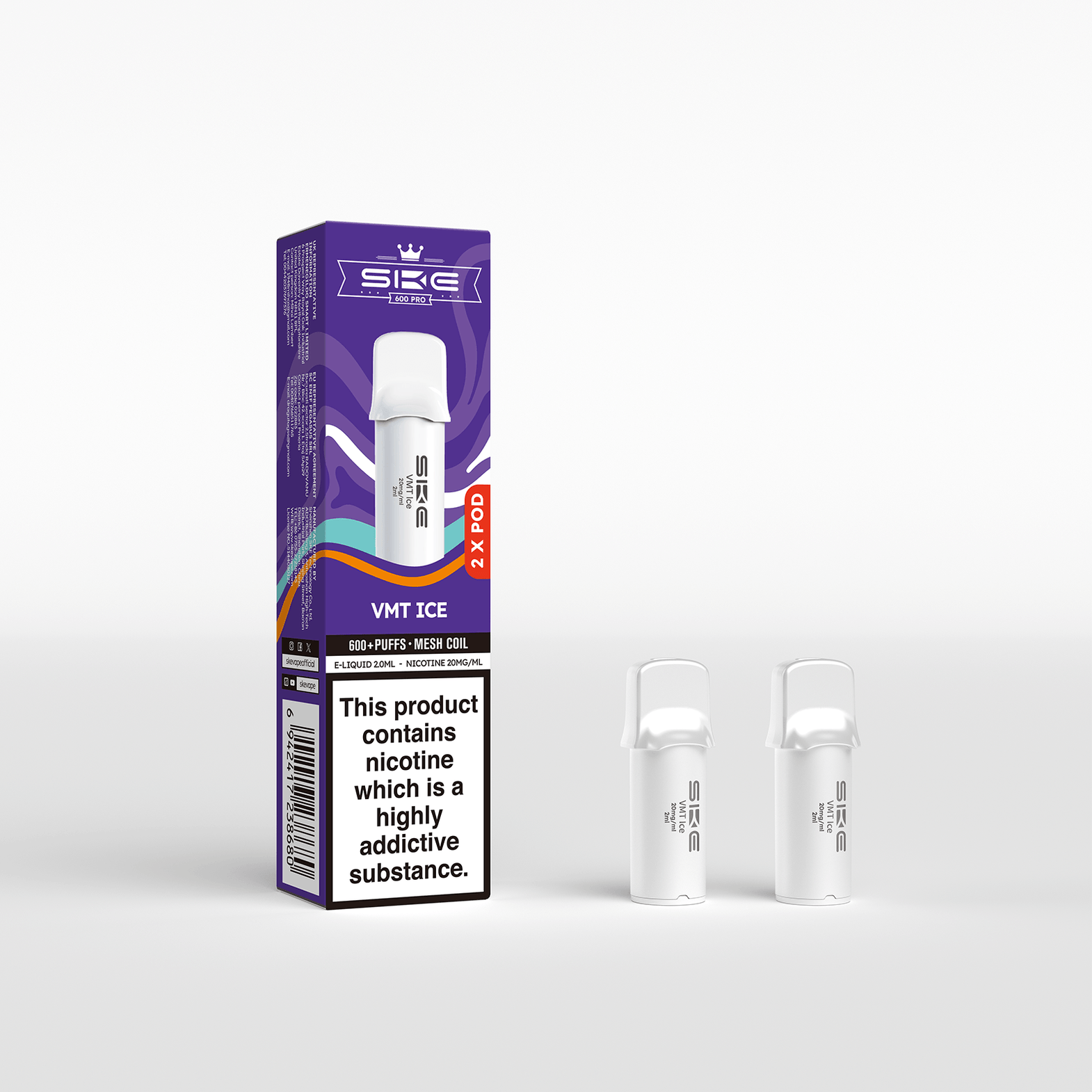 SKE 600 PRO REFILL POD 2 PACK VMT (10) Main image