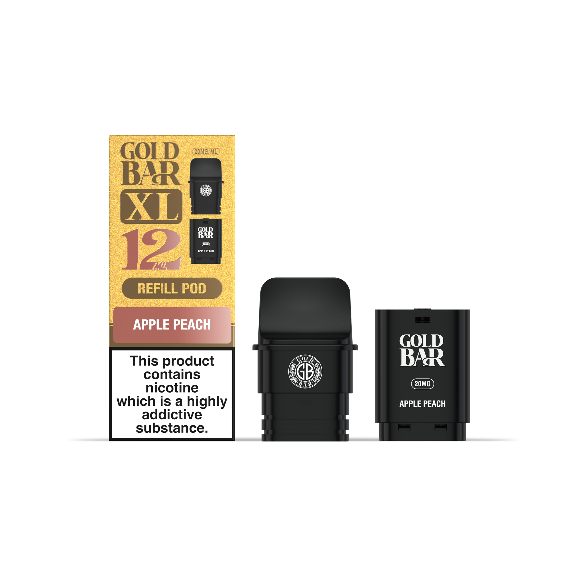 GOLD BAR XL REFILL APPLE PEACH (5)